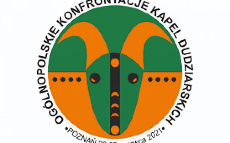 zdjęcie przedstawia logotyp Ogólnopolskich Konfrontacji Kapel Dudziarskie